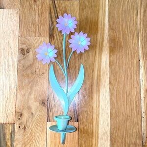 Flower Wall Candle Sconce